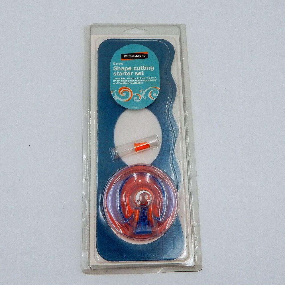 FISKARS Shape Cutting Starter Set #12-2592 Scrapbooking Paper Card Stock Cutter